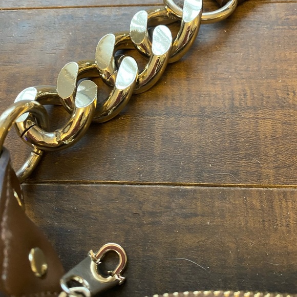 Y2K True Religion  brown Corduroy Chain purse - Picture 4 of 12